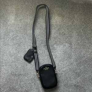 Kate Spade Rosie North South Black pebbled